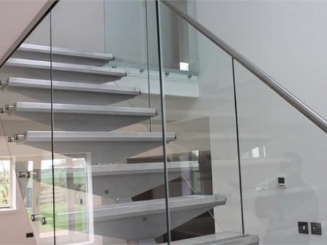 glass banister