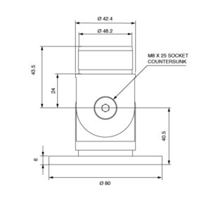 Technical Spec for Adjustable Wall Flange