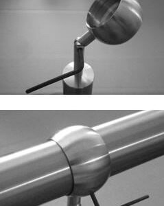 Wall Fix 90º Adjustable Hoop Handrail Bracket, Suits Ø 42.4mm and 48.3mm Tube - Image 7