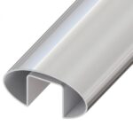 60mm x 30mm Stainless Steel Slotted Handrail Tube