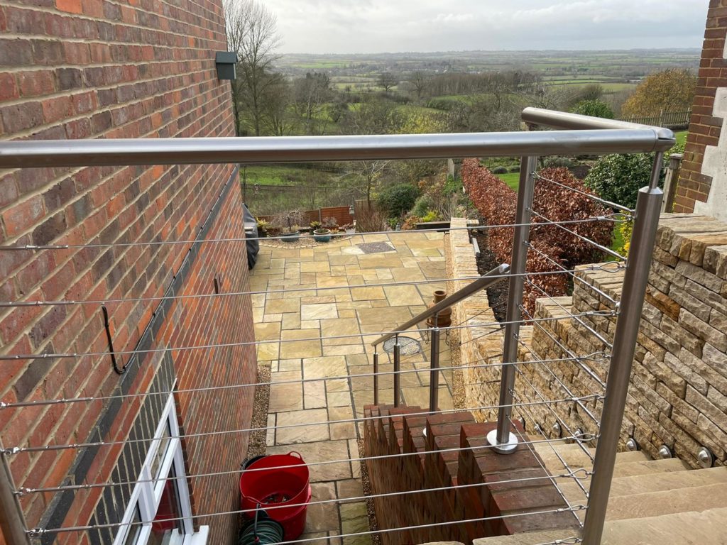 Grade 316 Stainless Steel WIre Rope Balustrade System