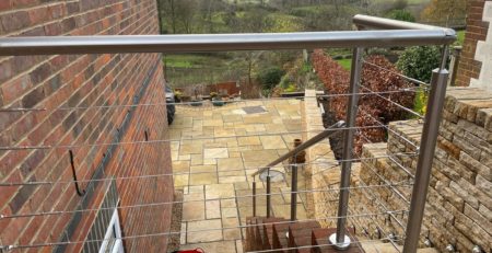 Grade 316 Stainless Steel WIre Rope Balustrade System