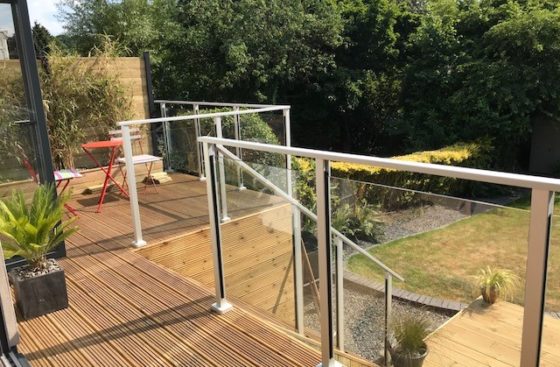 Aluminium Post & Rail Balustrade