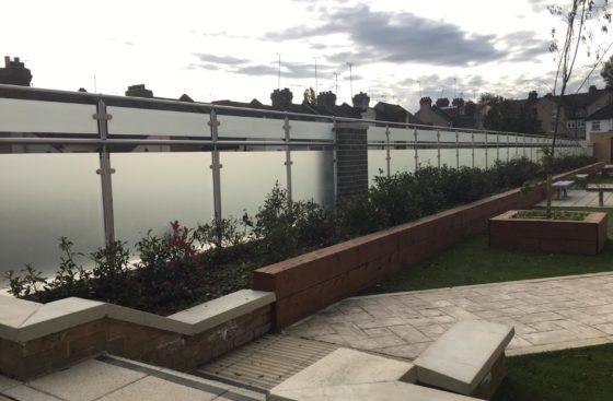 Privacy Panels for Post and Rail Balustrade System