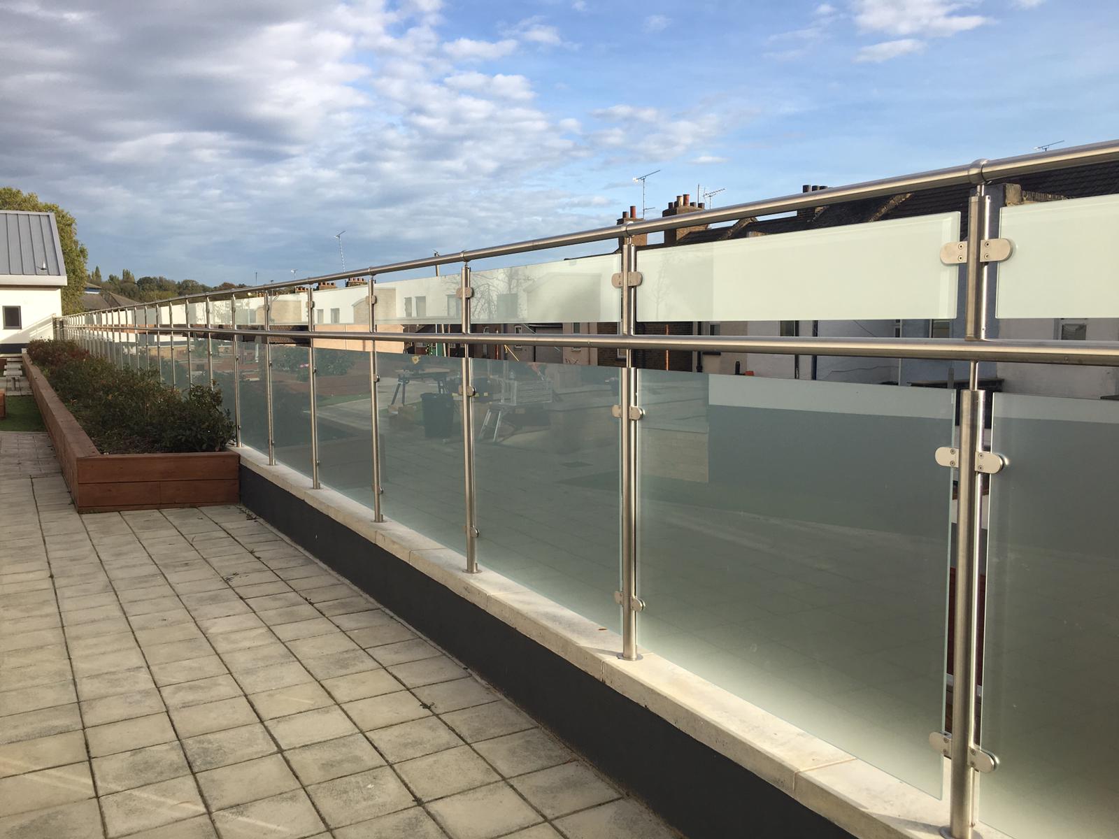 Privacy Panels for Post and Rail Balustrade System