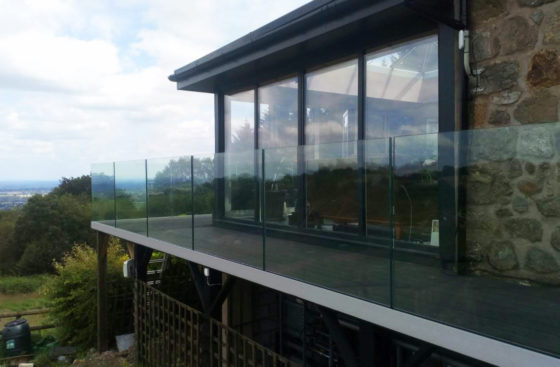 Frameless Fascia Fix Channel System in Wales