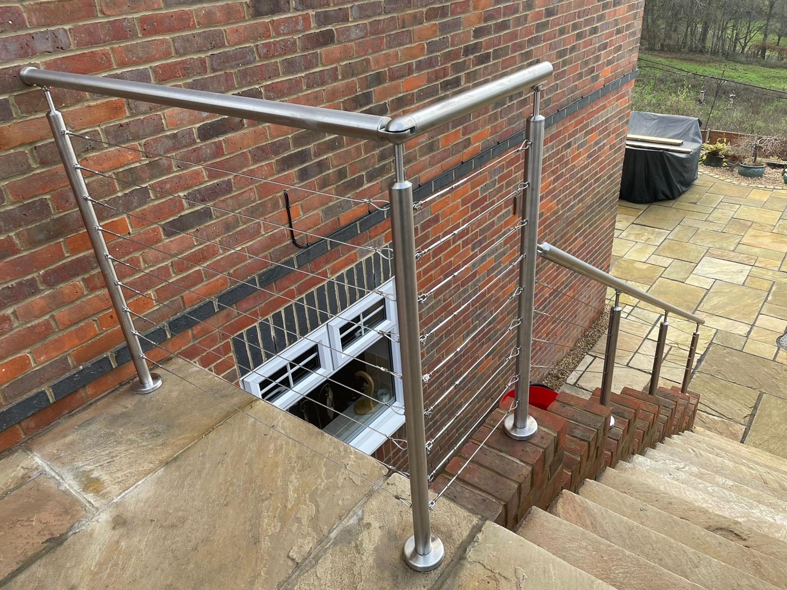 bae379e9-2cba-4216-b643-3ca1215a5132 Wire Rope Balustrade System on Staircase