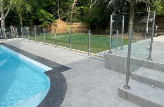 Ultimate balustrade around a swimming pool