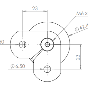 height-adjustable-corner-saddle-42-4mm-fix-stainless-316-satin-finish