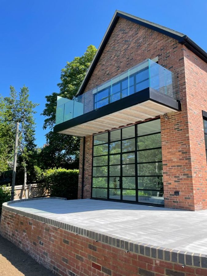 Black Channel & Post & Rail - Farnham