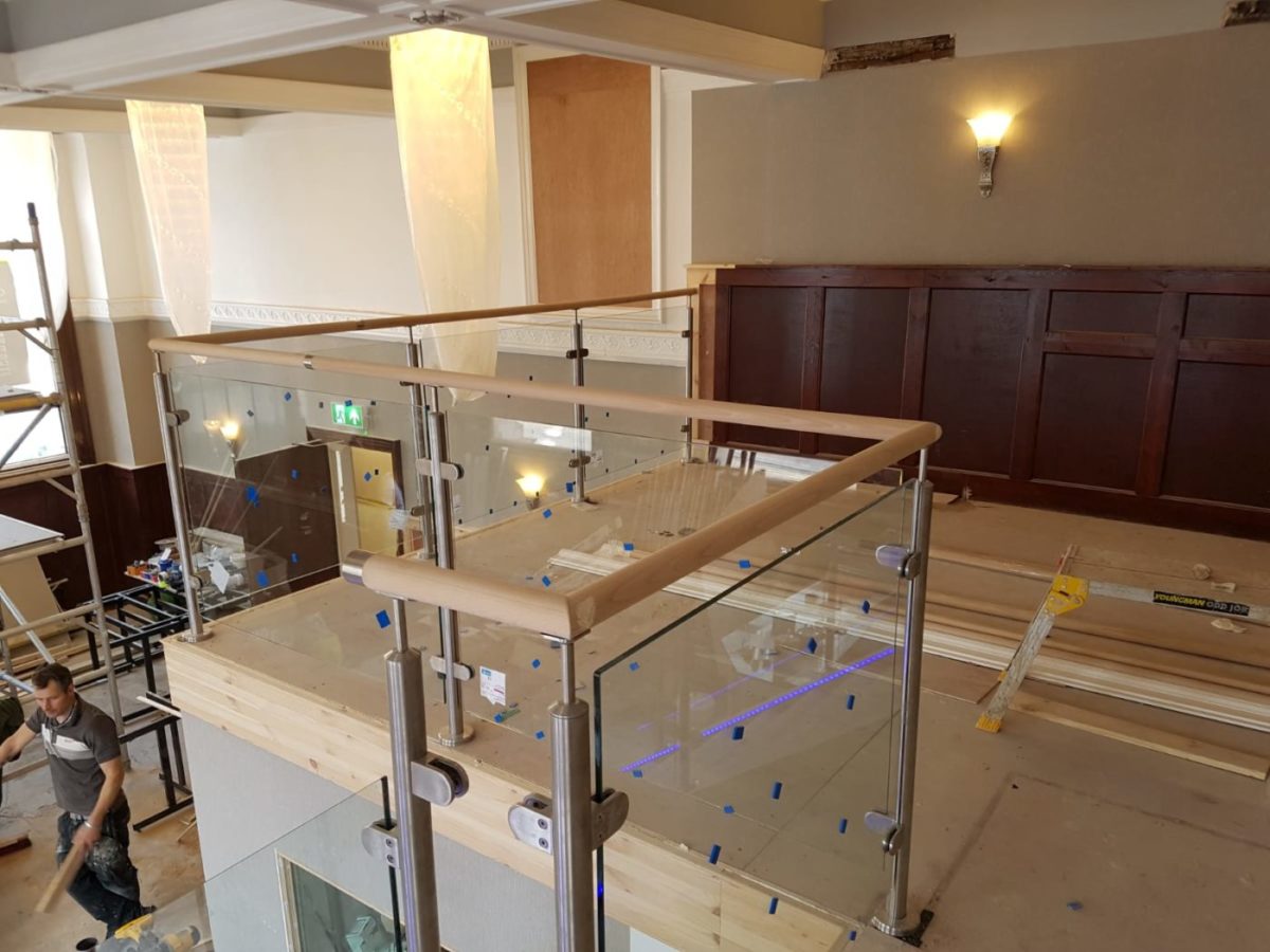 Post & Wooden Handrail