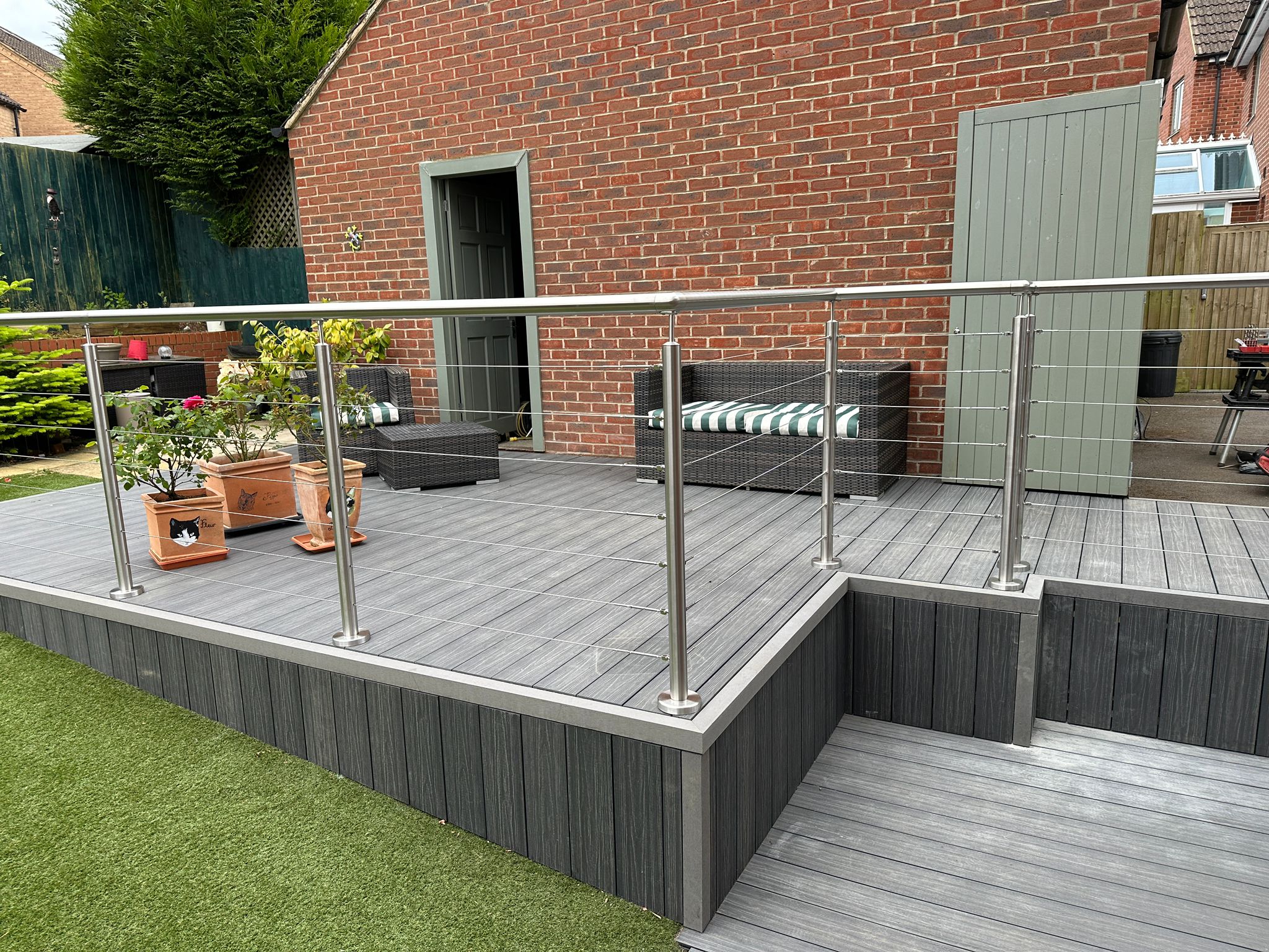 Wire Rope on Decking