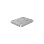 marano-base-plate-for-50mm-post-aluminium-satin-anodised-with-fixings
